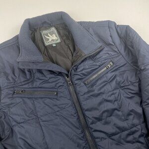 I. Spiewak And Sons Quilted Insulated Jacket Men’s L Blue Full Zip Polyester
